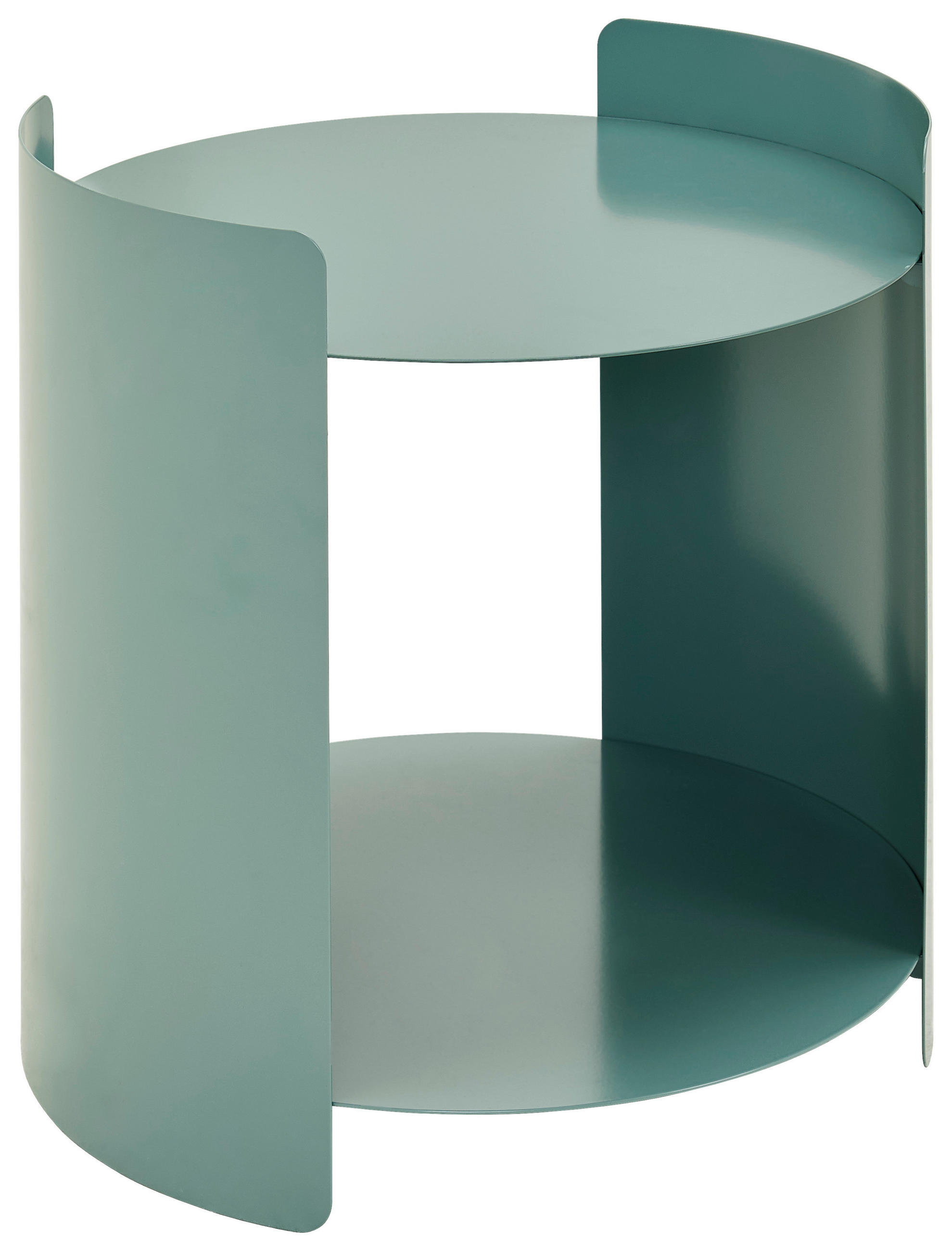 BEISTELLTISCH 40/40/40 cm Grün rund  - Grün, Design, Metall (40/40/40cm) - Xora