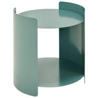 BEISTELLTISCH 40/40/40 cm Grün rund  - Grün, Design, Metall (40/40/40cm) - Xora