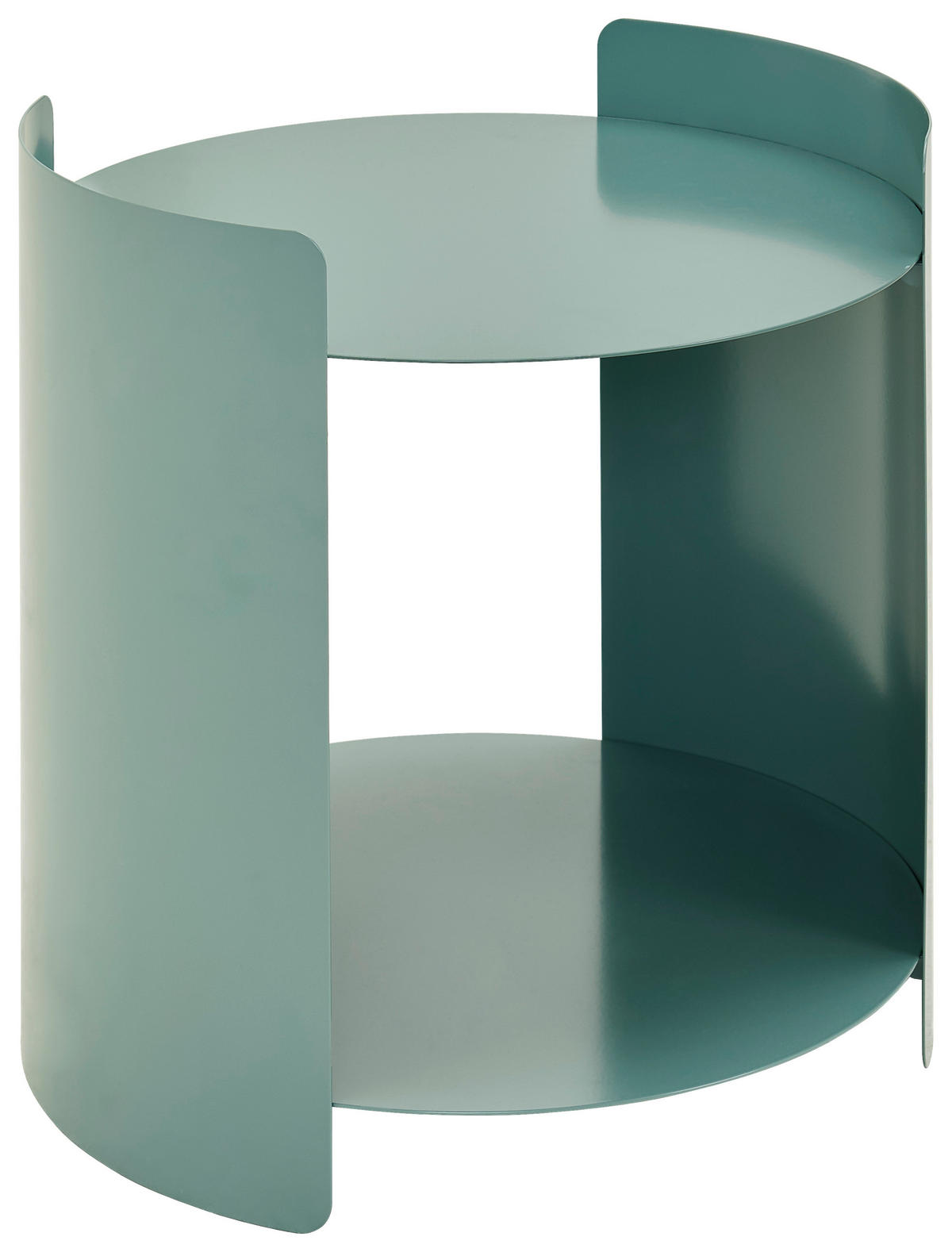 BEISTELLTISCH 40/40/40 cm Grün rund  - Grün, Design, Metall (40/40/40cm) - Xora