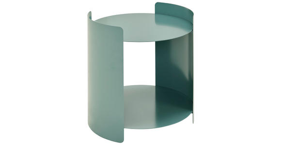 BEISTELLTISCH 40/40/40 cm Grün rund  - Grün, Design, Metall (40/40/40cm) - Xora