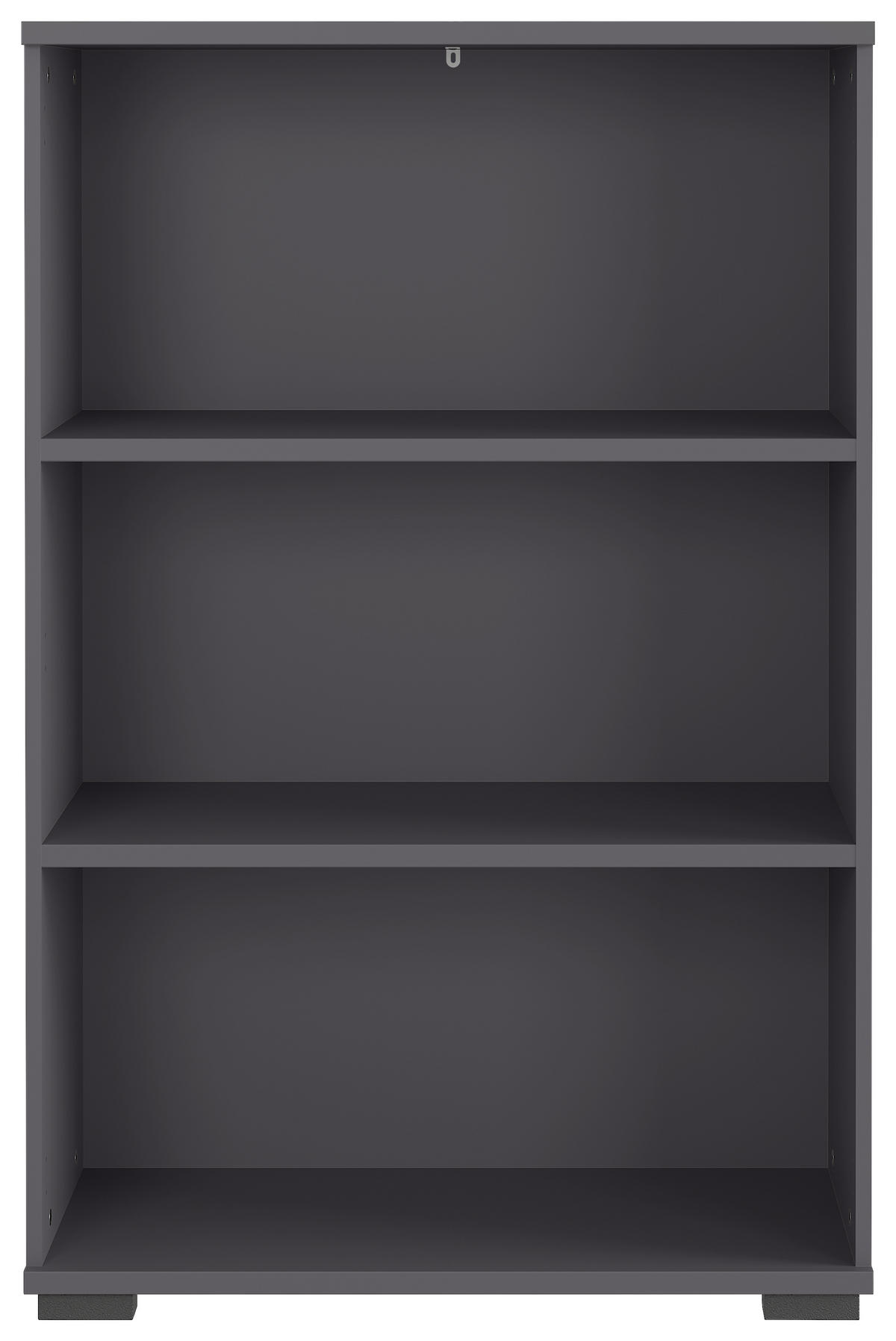 AKTENREGAL Anthrazit  - Anthrazit/Schwarz, KONVENTIONELL, Holzwerkstoff/Kunststoff (80/123/40cm) - Germania