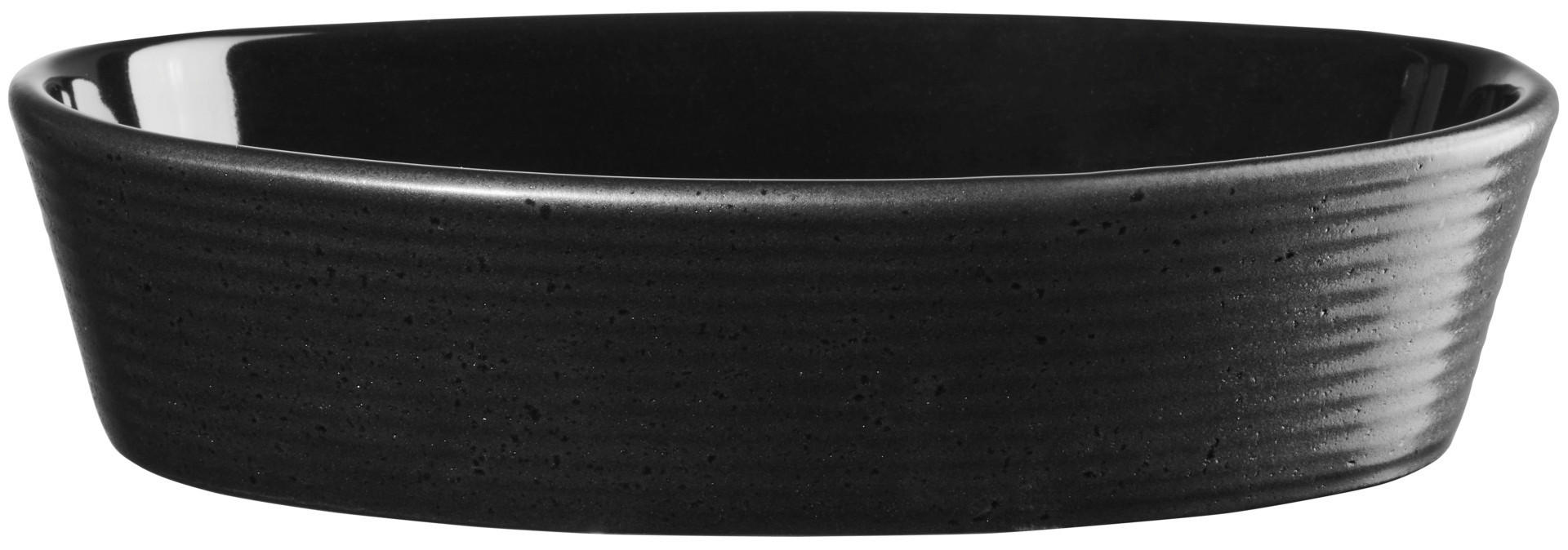 AUFLAUFFORM Keramik Steingut  - Schwarz, Basics, Keramik (14/5/20cm) - ASA