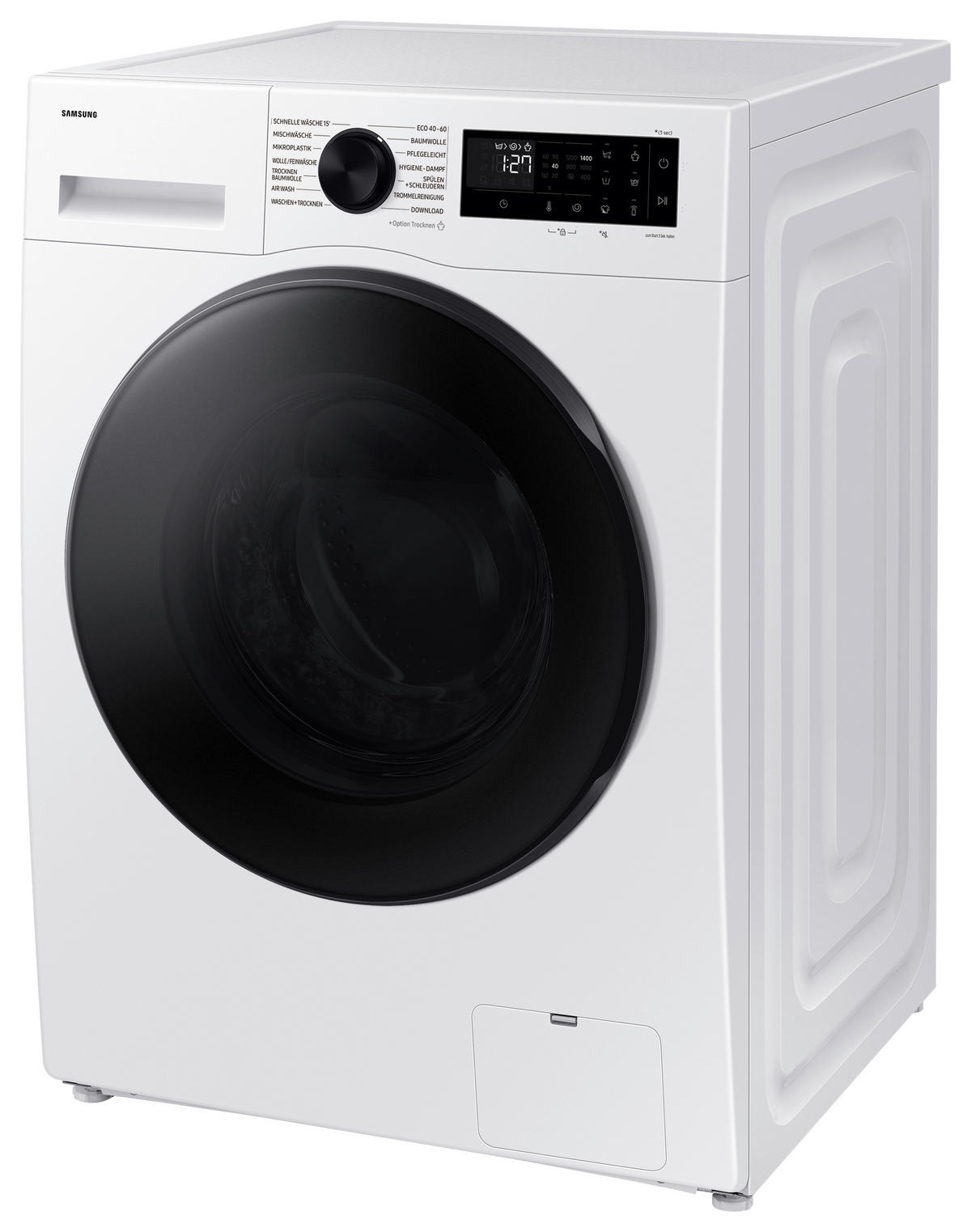 WASCHTROCKNER WD90DG5B15BEEG  - Weiß, Basics, Glas/Kunststoff (60/85/65cm) - Samsung