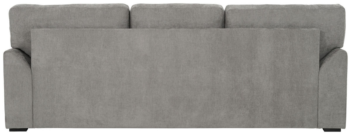 BÄDDSOFFA i chenille brun, grå  - brun/grå, Klassisk, metall/trä (233/86/88cm) - Hom`in