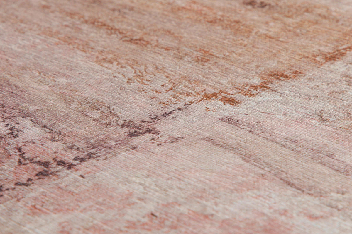 FLACHWEBETEPPICH  Wohnzimmer 200/300 cm Esprit Altrosa, Terracotta rechteckig  - Terracotta/Altrosa, Basics, Textil (200/300cm) - Esprit