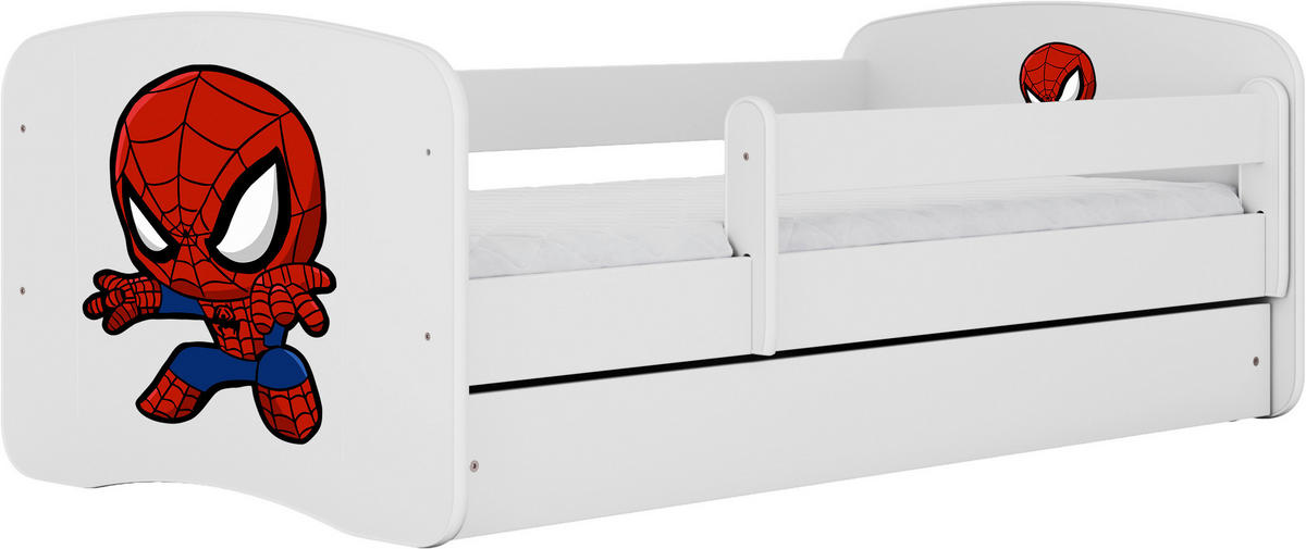 KINDER-/JUNIORBETT - Birkefarben/Weiß, MODERN, Holz/Holzwerkstoff (80/160cm) - MID.YOU