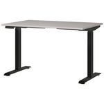 SCHREIBTISCH 120/80/72-118 cm Schwarz, Kaschmir elektrisch höhenverstellbar  - Kaschmir/Schwarz, MODERN, Holzwerkstoff/Metall (120/80/72-118cm) - Novel