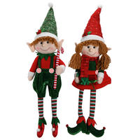DEKOR TÜNDÉR - piros/zöld, Lifestyle, műanyag/textil (17/68,5/8cm) - X-Mas