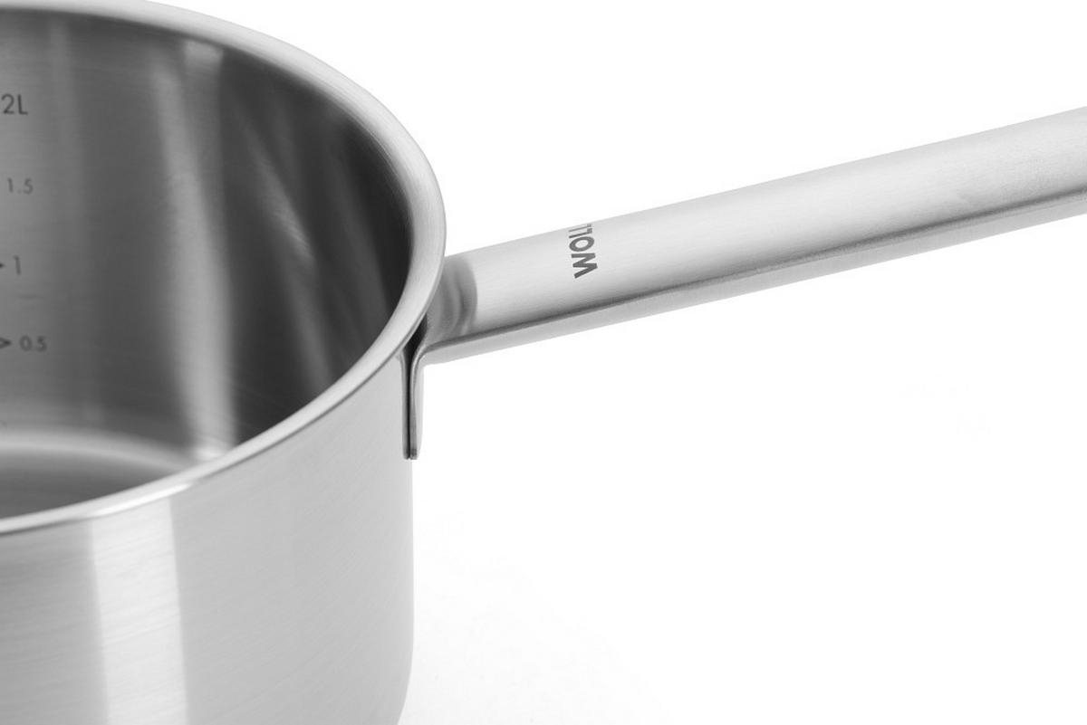 KOCHTOPFSET Steel  - Silberfarben, Basics, Metall - WOLL