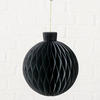 CHRISTBAUMANHÄNGER 22 cm  - Schwarz, Basics, Papier (22cm) - Boltze Home