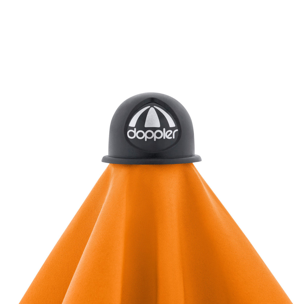 SENČNIK - oranžna/antracit, Basics, kovina/tekstil (190/125cm) - Doppler