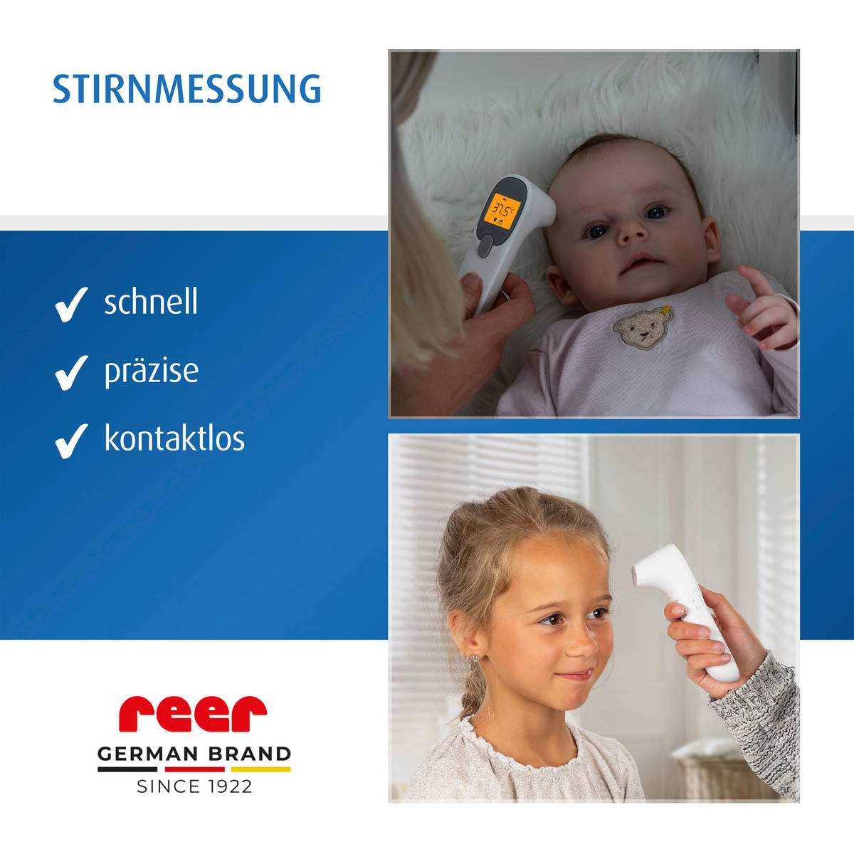 FIEBERTHERMOMETER - Weiß, Basics, Kunststoff (19,5/9,7/5,8cm) - Reer