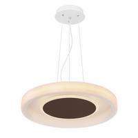 ZÁVĚSNÉ LED SVÍTIDLO, 50/150 cm  - bílá/opál, Design, kov/plast (50/150cm)