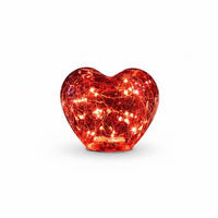 DEKOHERZ - Rot, LIFESTYLE, Glas (18,5/11,5/16cm)