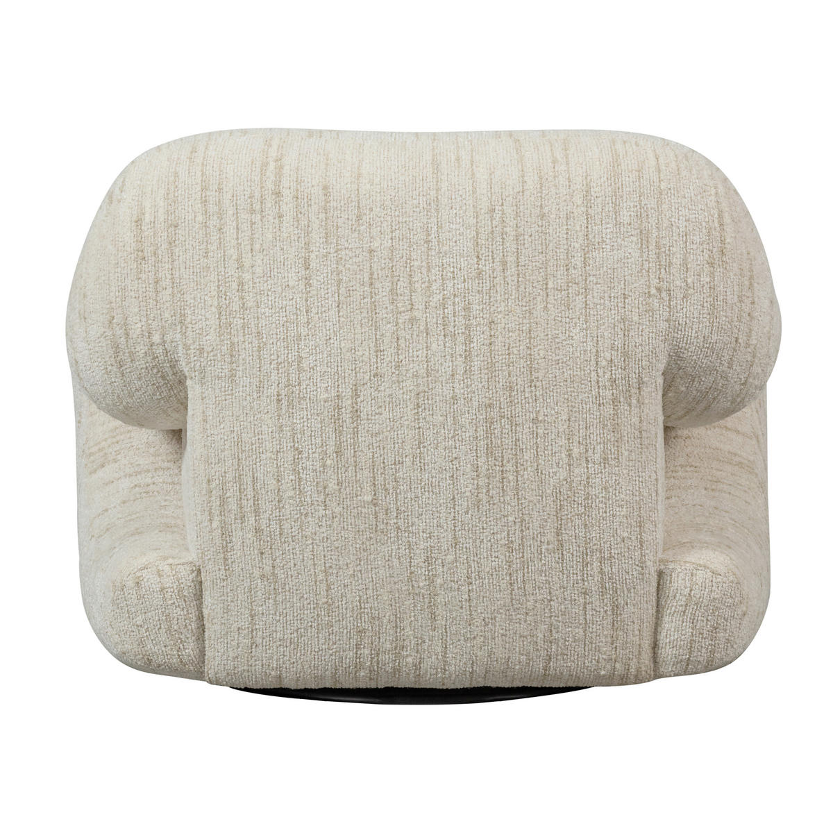 SESSEL in Chenille Naturfarben  - Schwarz/Naturfarben, Design, Kunststoff/Textil (88/70/88cm) - Livetastic