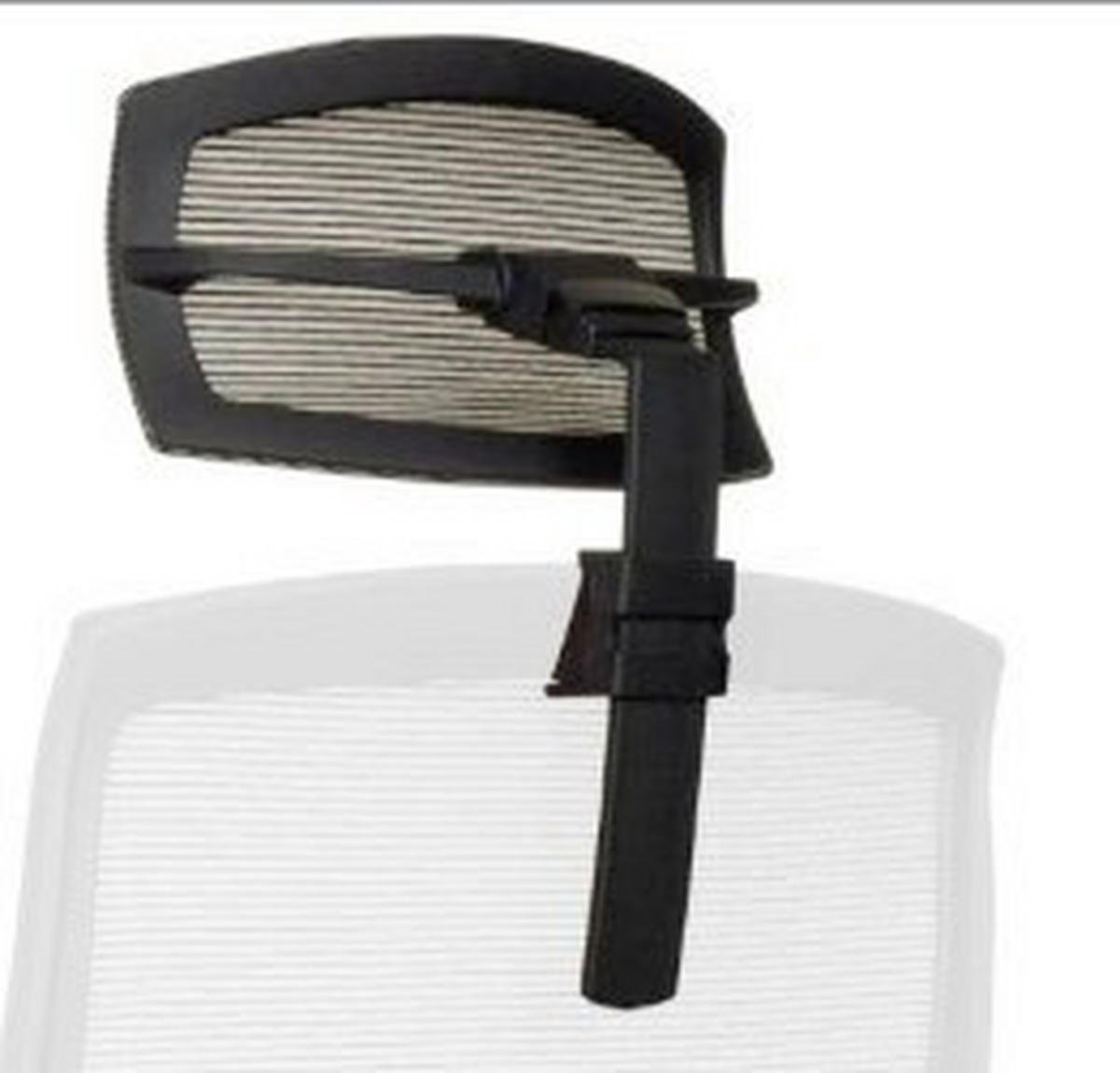 KOPFSTÜTZE - Schwarz, MODERN, Kunststoff/Textil (29/15-30/12cm) - MID.YOU