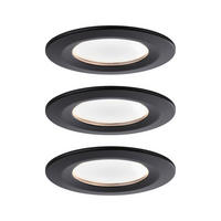 LED-DECKENLEUCHTE 7,8/7,8/4,5 cm   - Schwarz, Basics, Metall (7,8/7,8/4,5cm) - Paulmann
