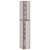 SCHUHSCHRANK Weiß, Honigeiche  - Honigeiche/Weiß, Design, Holzwerkstoff (30/183/33cm) - MID.YOU