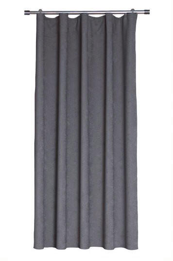 KÉSZFÜGGÖNY sötétítő  - ezüst, Basics, textil (140/250cm)