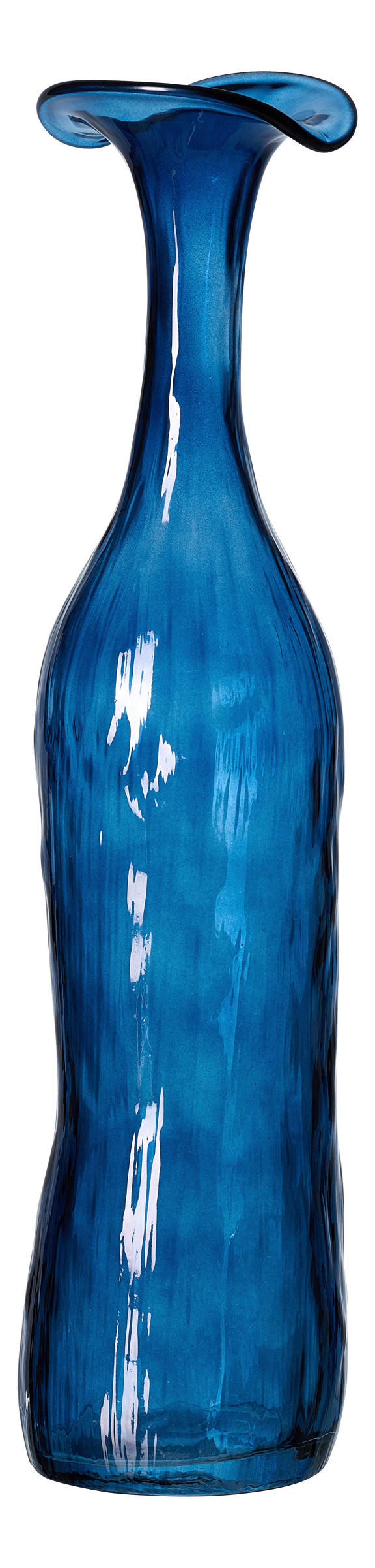 VASE Lagos blau 44 cm  - Blau, Trend, Glas (10/44cm) - Ritzenhoff Breker