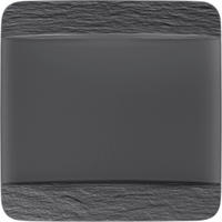 SPEISETELLER Manufacture Rock   28/28 cm  - Schwarz, Design, Keramik (28/28cm) - Villeroy & Boch
