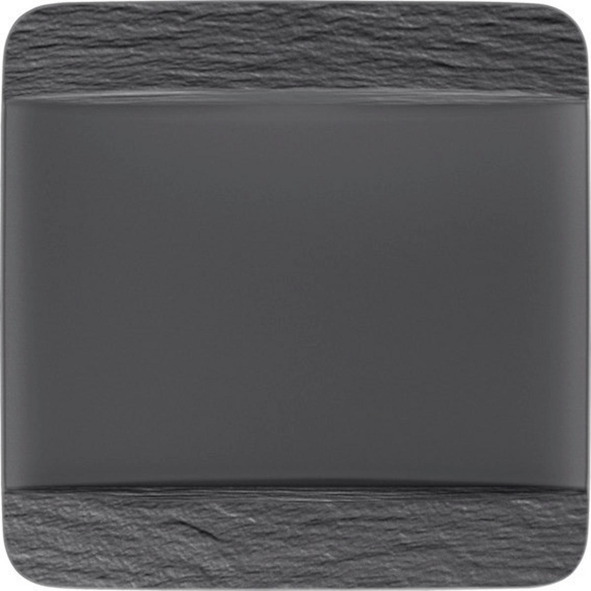 SPEISETELLER Manufacture Rock   28/28 cm  - Schwarz, Design, Keramik (28/28cm) - Villeroy & Boch