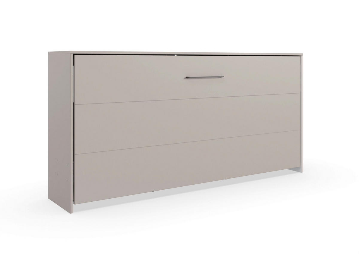 ZLOŽLJIVA POSTELJA 90 cm   x 200 cm  , leseni material siva, sahara  - sahara/siva, Design, kovina/leseni material (90/200cm) - Carryhome