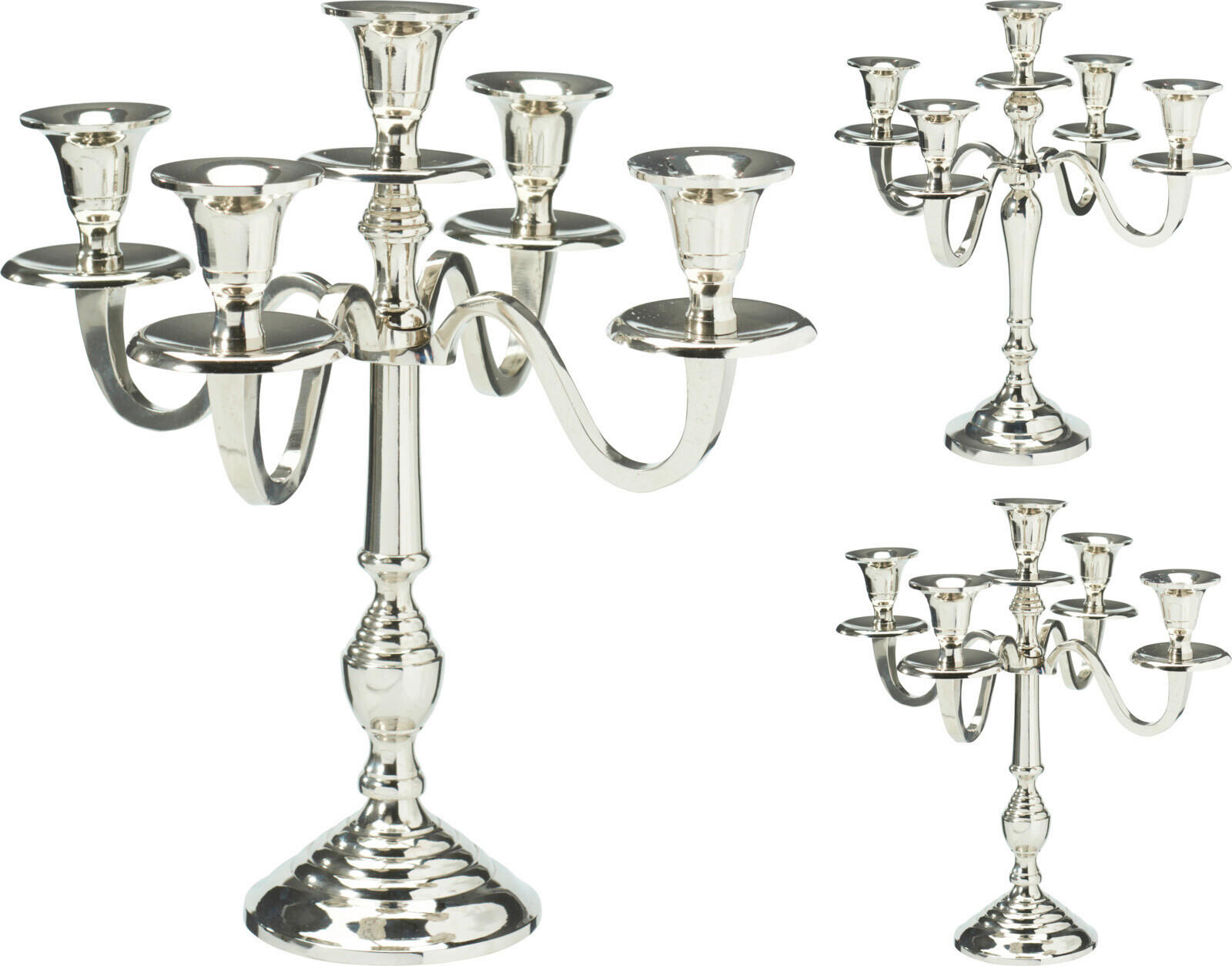 STOJAN NA SVÍČKY  kov - Basics, kov (29/29/30cm)