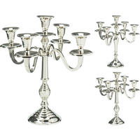 STOJAN NA SVÍČKY  kov - vícebarevná, Basics, kov (29/29/30cm)