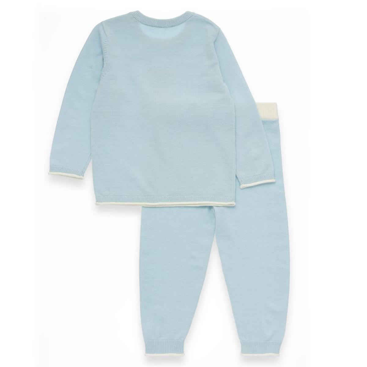BABYBEKLEIDUNGSSET 2-teilig  - Hellblau, Basics, Textil (74null) - Patinio