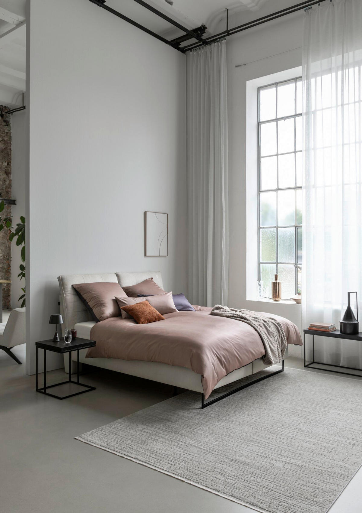 WENDEBETTWÄSCHE Joop! Micro Pattern Makosatin 135/200 cm  - Braun, Basics, Textil (135/200cm) - Joop!