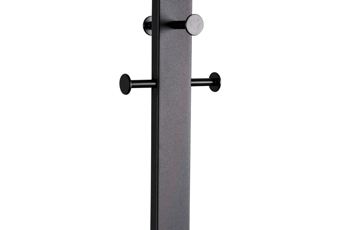KLEIDERSTÄNDER in Schwarz 45/175/29 cm   - Schwarz, Design, Metall (45/175/29cm) - Xora