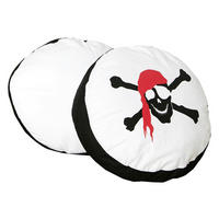 OTROŠKI VZGLAVNIK      40/40 cm       - črna/bela, Konvencionalno, tekstil (40/40cm) - MID.YOU