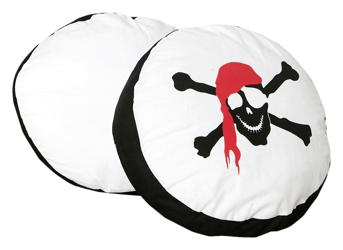 OTROŠKI VZGLAVNIK      40/40 cm       - črna/bela, Konvencionalno, tekstil (40/40cm) - MID.YOU