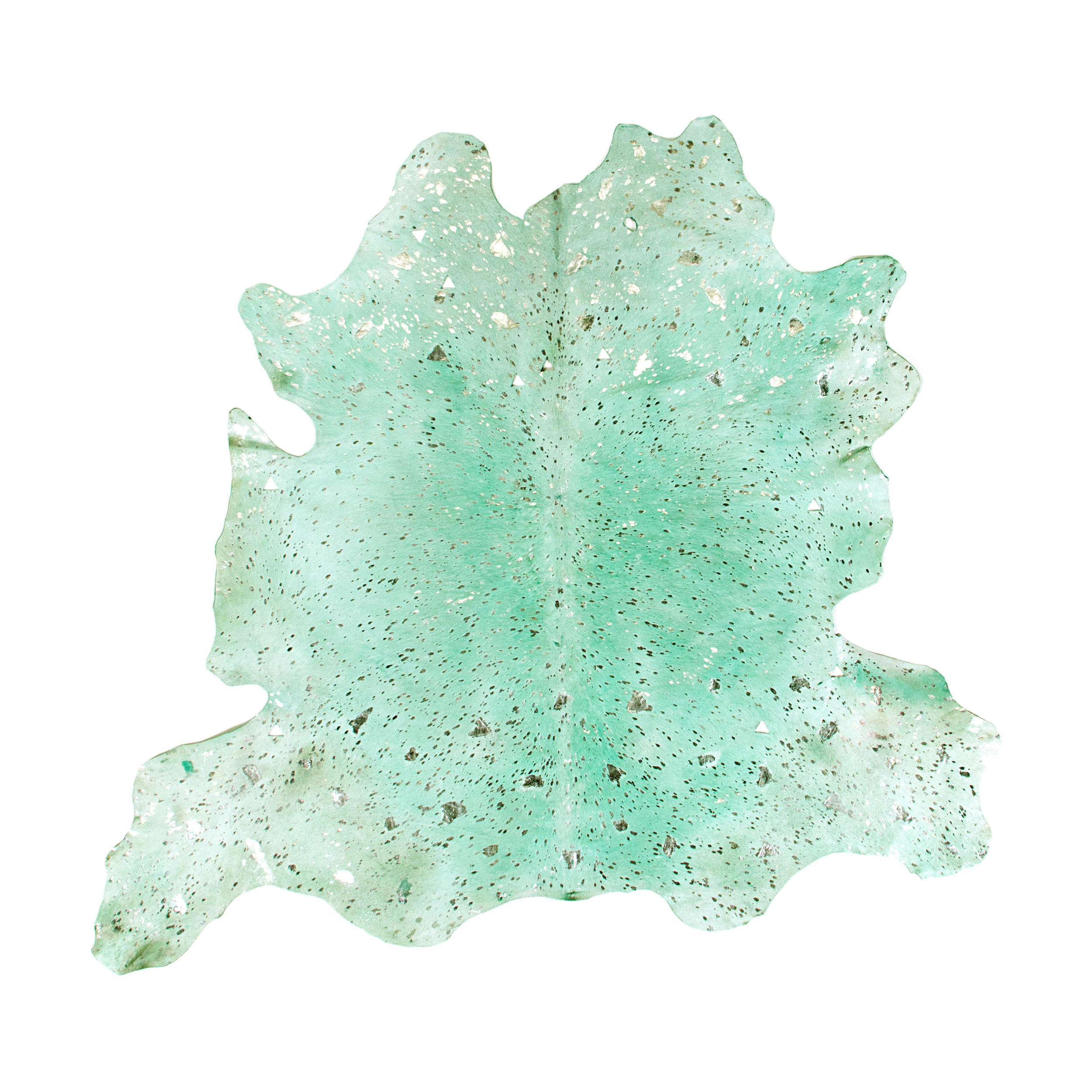 FLACHWEBETEPPICH Fly 110 Lapisblau / Silber Silberfarben, Hellblau  - Silberfarben/Hellblau, KONVENTIONELL, Leder (1.35qm)