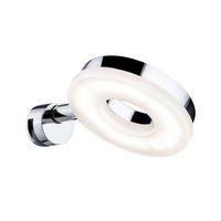 LED-WANDLEUCHTE   - Chromfarben, Design, Kunststoff/Metall (9,3cm) - Paulmann