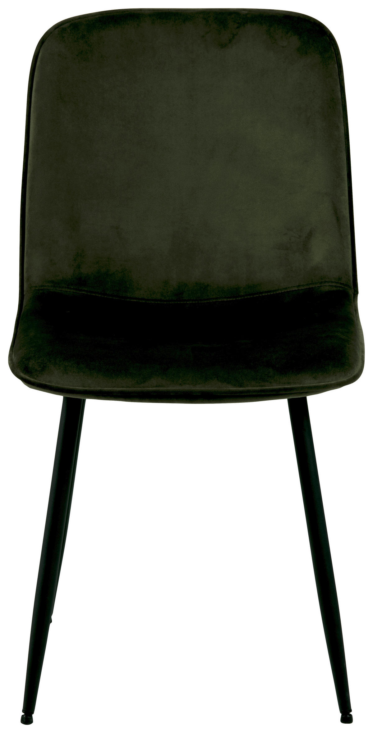 STOL stål sammet  - olivgrön/svart, Klassisk, metall/textil (46/86,5/56cm) - Best Price
