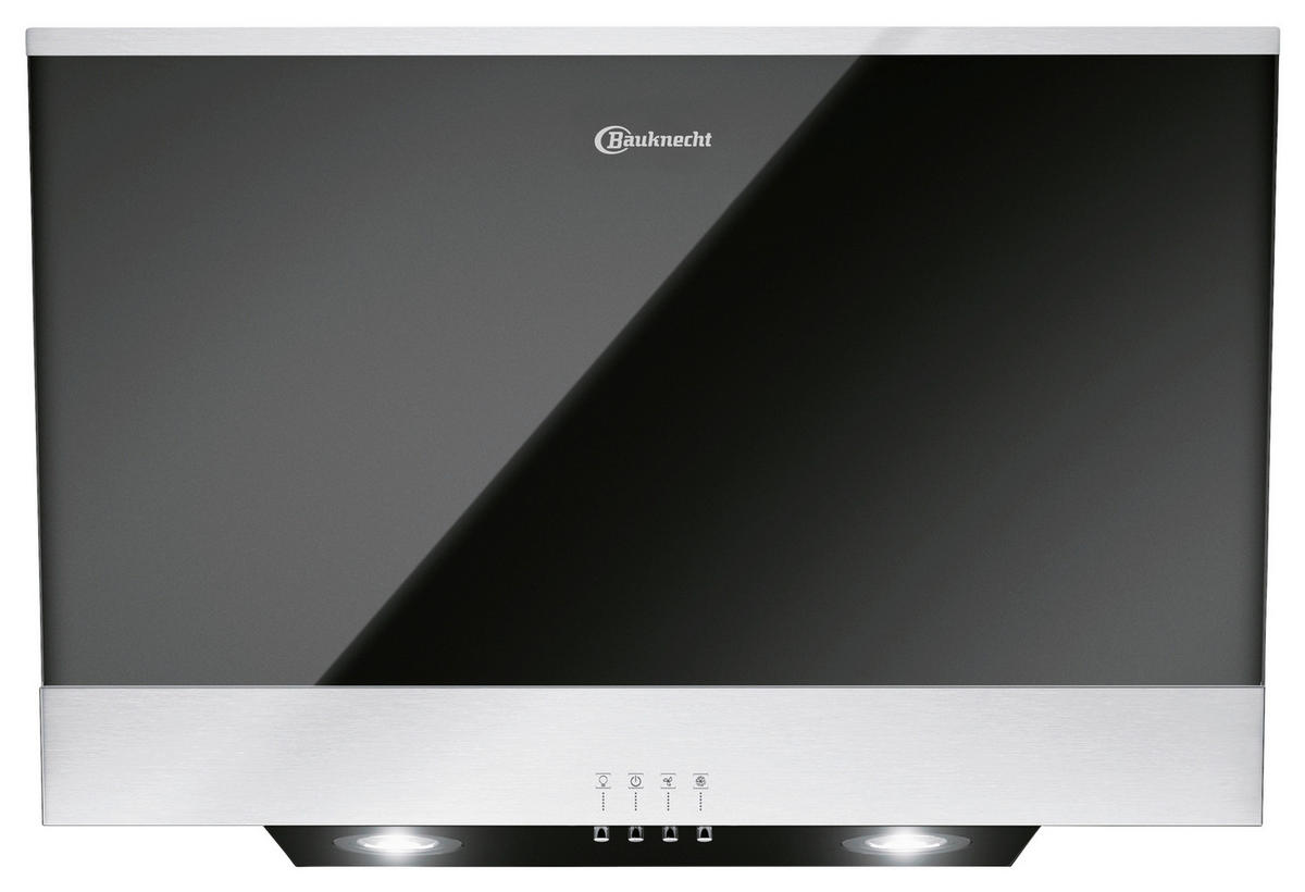 DUNSTABZUGSHAUBE DBHVP 63 LM K  - Edelstahlfarben/Schwarz, Basics, Glas/Metall (60/69-104/36,2cm) - Bauknecht