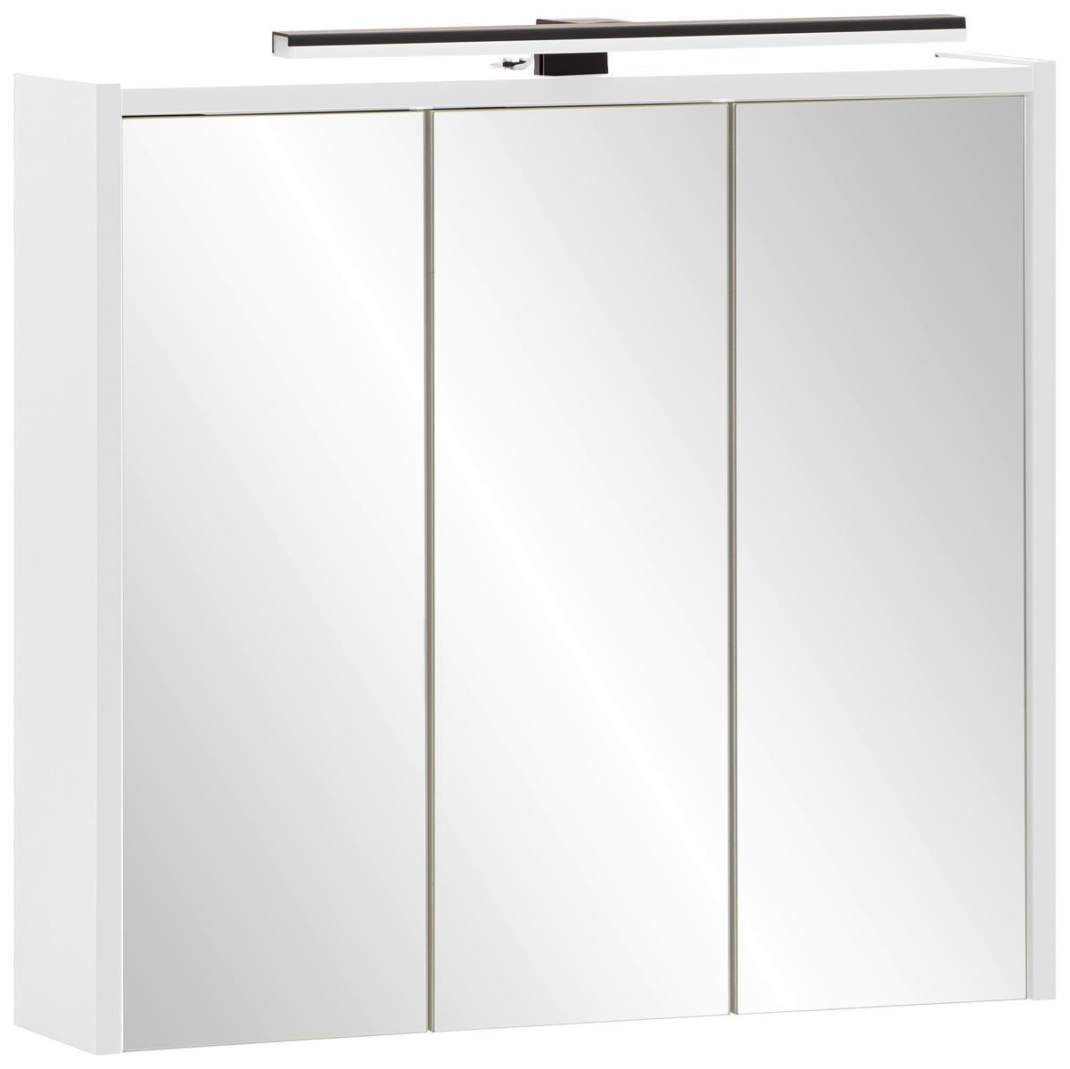 SPIEGELSCHRANK 65/62,7/16 cm  - Weiß, MODERN, Glas/Holzwerkstoff (65/62,7/16cm) - Stylife