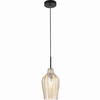PENDELLEUCHTE Stintino 18/200 cm   - Schwarz, Design, Glas/Metall (18/200cm) - Fabas Luce