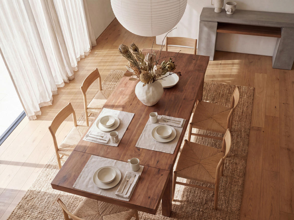 ESSTISCH Echtholz  Holz rechteckig Braun  - Braun, Design, Holz (160/76/80cm) - Livetastic