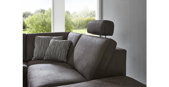 WOHNLANDSCHAFT in Textil Blau - Blau/Alufarben, Design, Textil/Metall (275/242cm) - Dieter Knoll