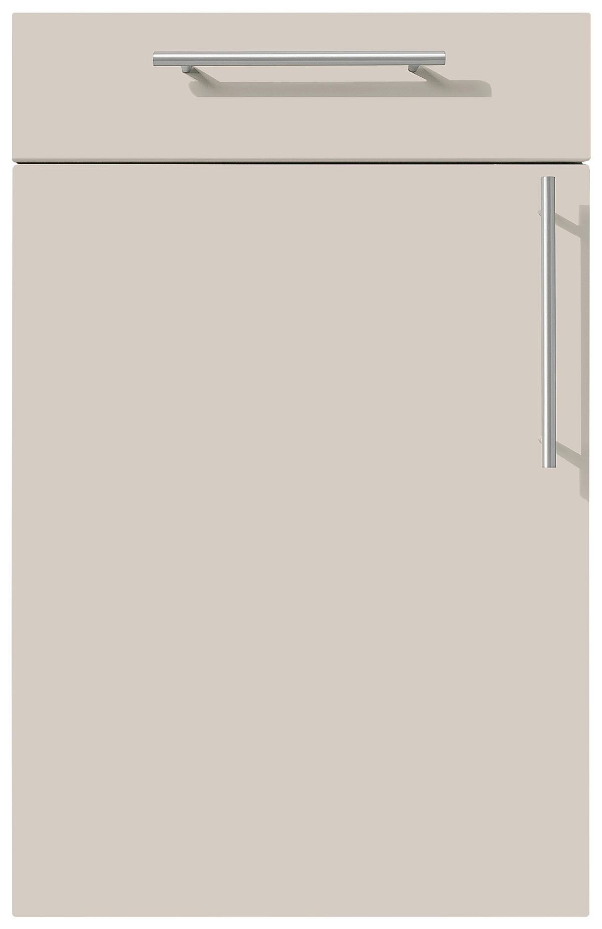 EINBAUKÜCHE SILVIA  - Sandfarben, Design, Holzwerkstoff - Novel