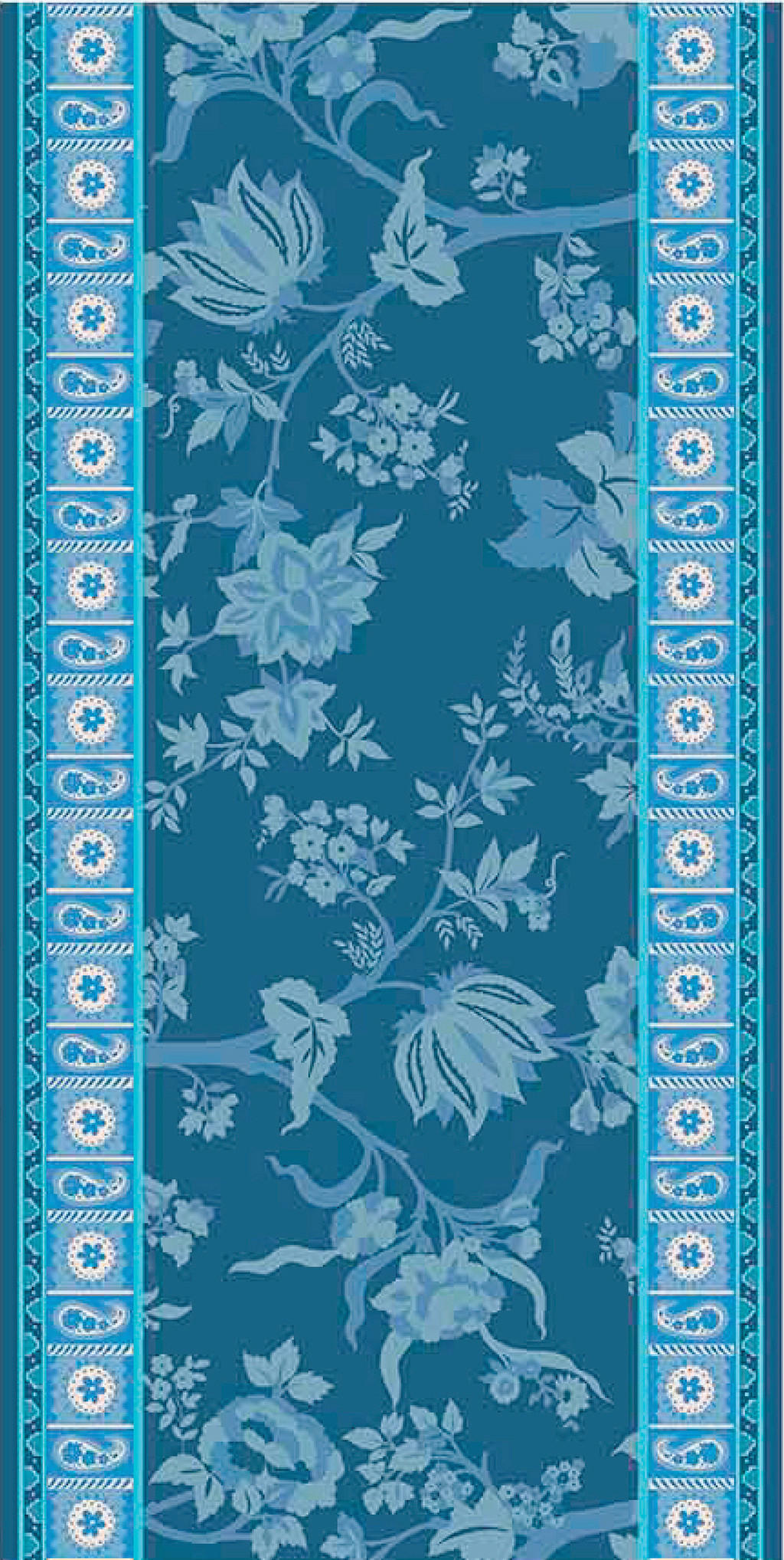 Bassetti Handtuch Genova Blau 50x100 cm