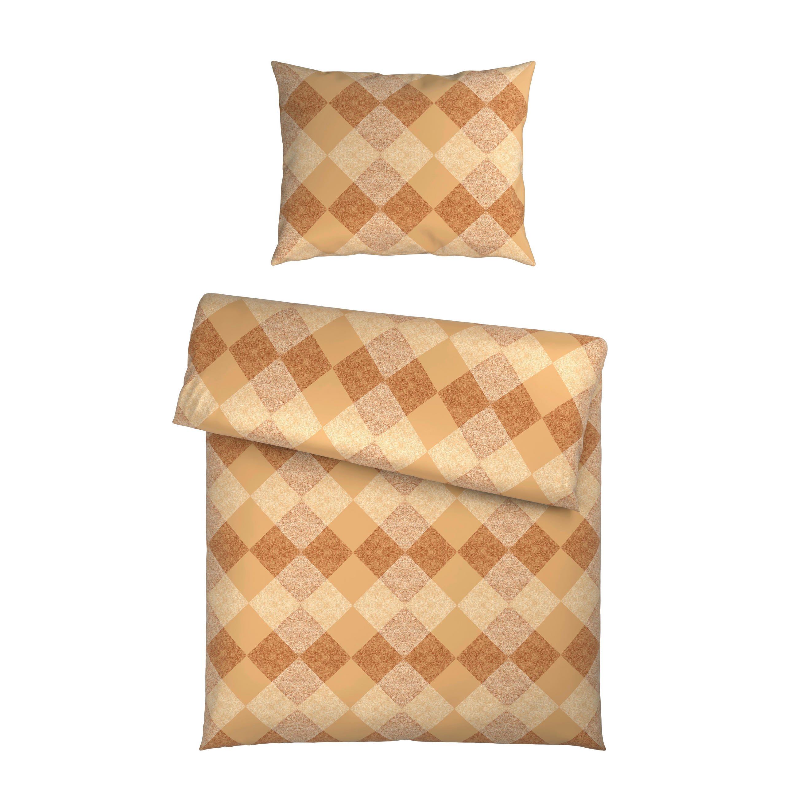 BETTWÄSCHE TANJA Satin 140/200 cm  - Beige, KONVENTIONELL, Textil (140/200cm) - Esposa