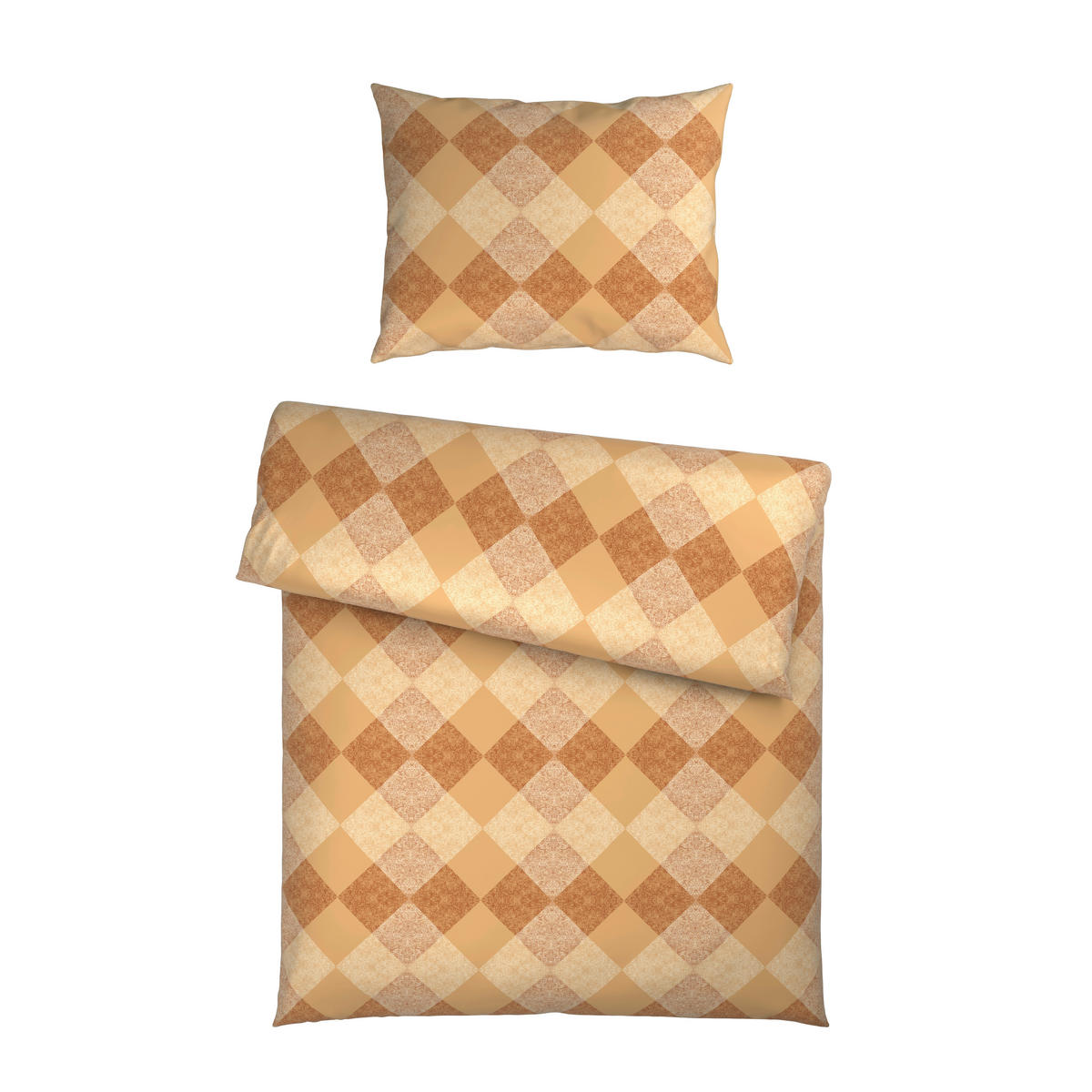 BETTWÄSCHE TANJA Satin 140/200 cm  - Beige, KONVENTIONELL, Textil (140/200cm) - Esposa