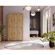 SCHUHSCHRANK 110/192/35 cm  - Eiche Artisan/Grau, Basics, Holzwerkstoff/Kunststoff (110/192/35cm) - Xora