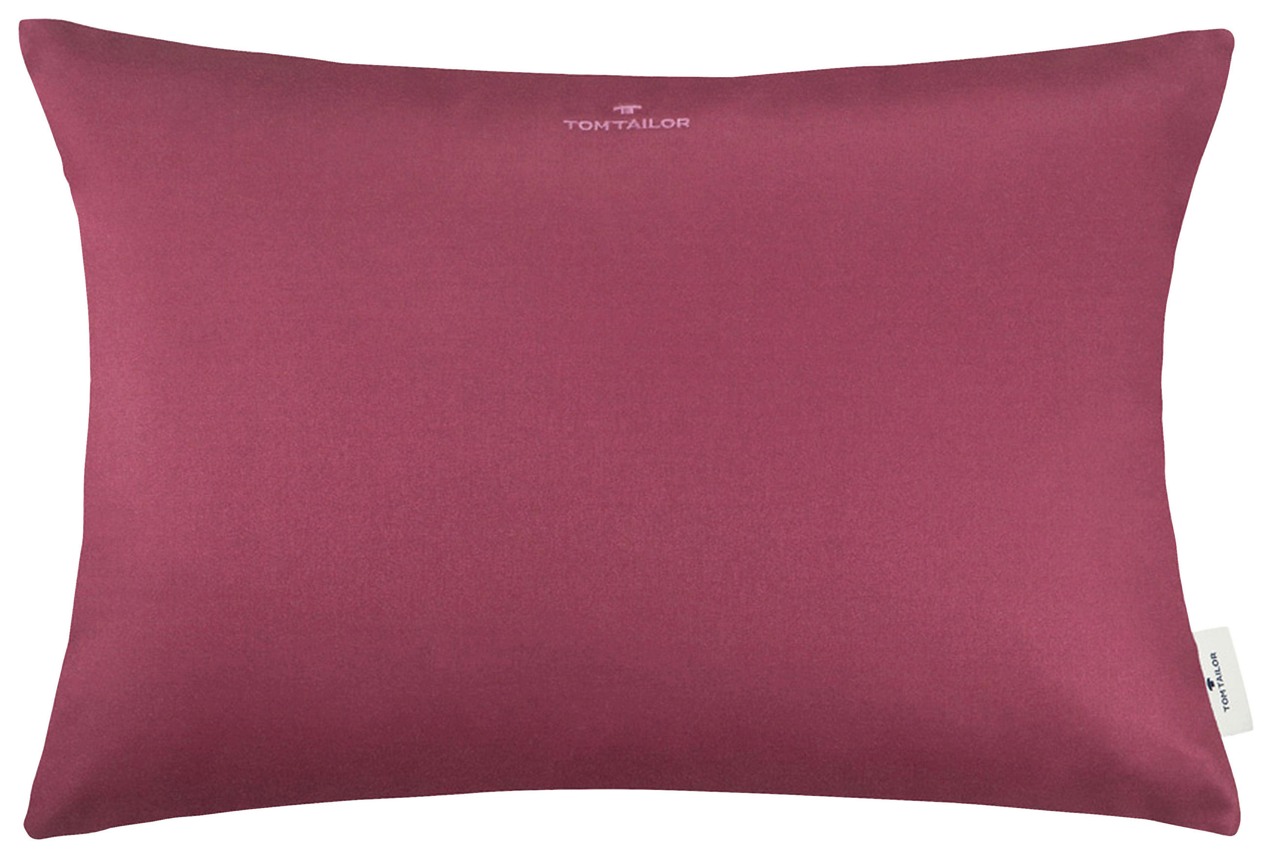 KUDDFODRAL Dove Signature 40/60 cm  - vinröd/mörkröd, Klassisk, textil (40/60cm) - Tom Tailor