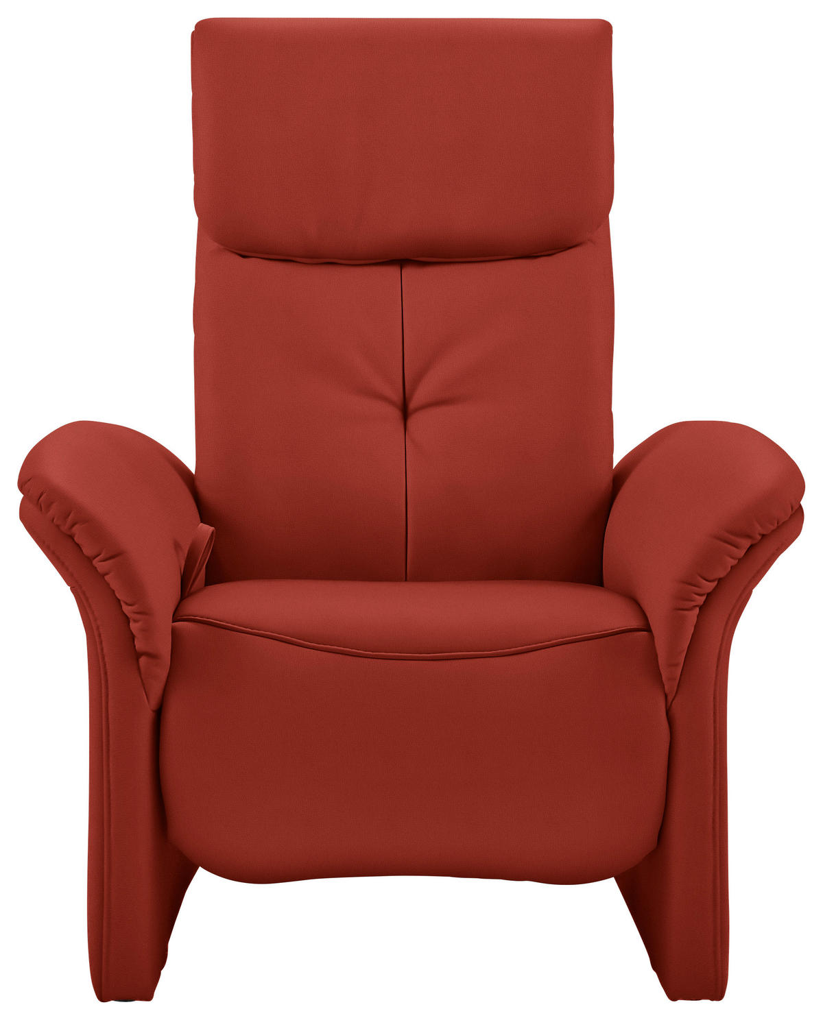FERNSEHSESSEL  mit Relaxfunktion Echtleder Hellrot  - Hellrot/Schwarz, KONVENTIONELL, Leder/Kunststoff (88/107/91cm) - Himolla Komfortklass