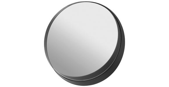 WANDSPIEGEL Schwarz  - Schwarz, Trend, Glas/Metall (50/50/10cm) - Landscape